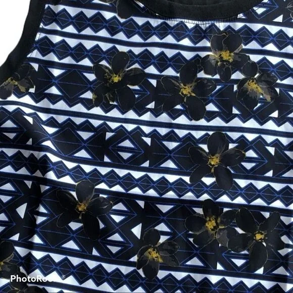 J CREW graphic print floral tank - Picture 4 of 6